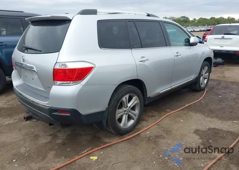 2012 Toyota Highlander Limited V6 z USA, uszkodzony, nr VIN 5TDDK3EH3CS127760